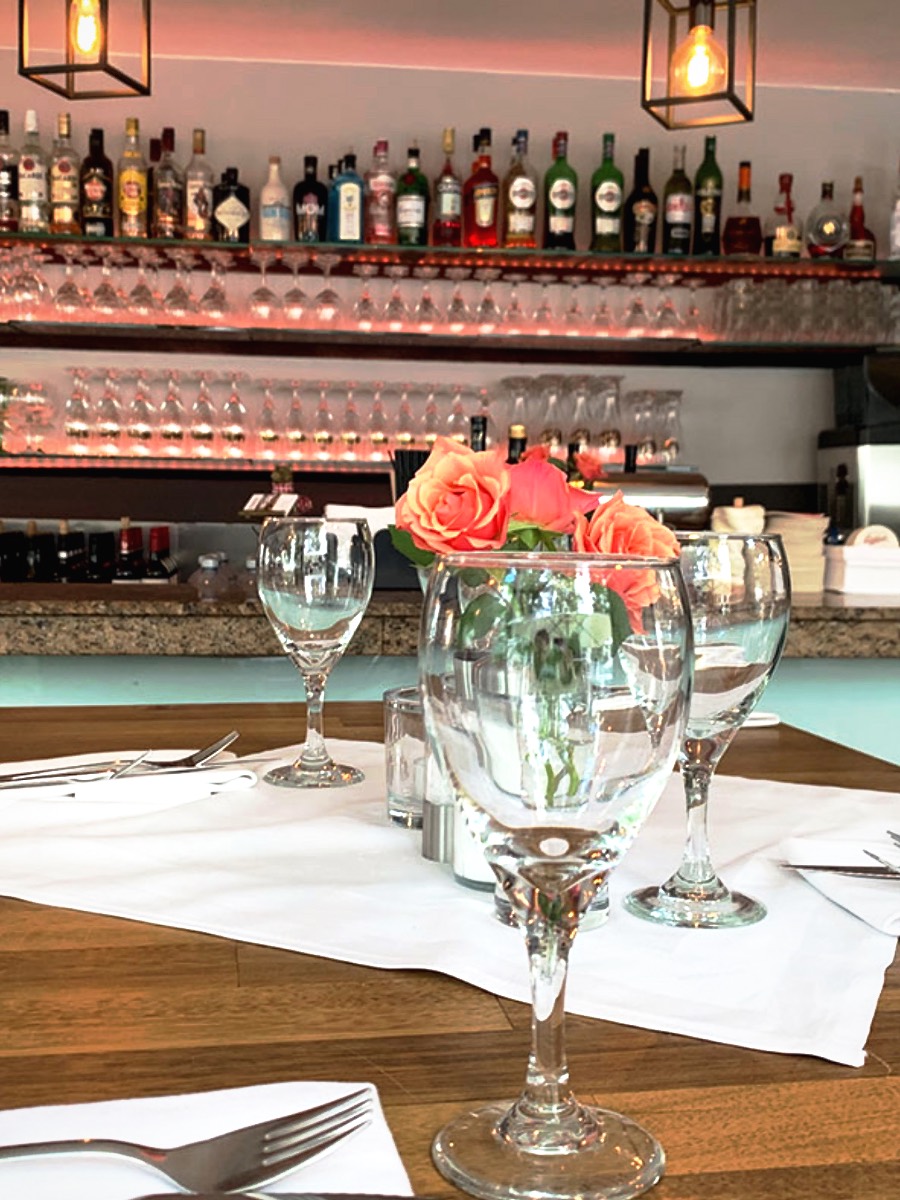 Drinks at the bar